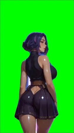 she walking
