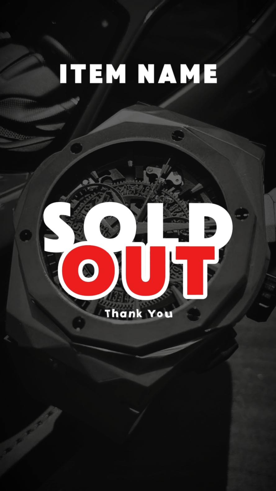 SOLD OUT ITEM