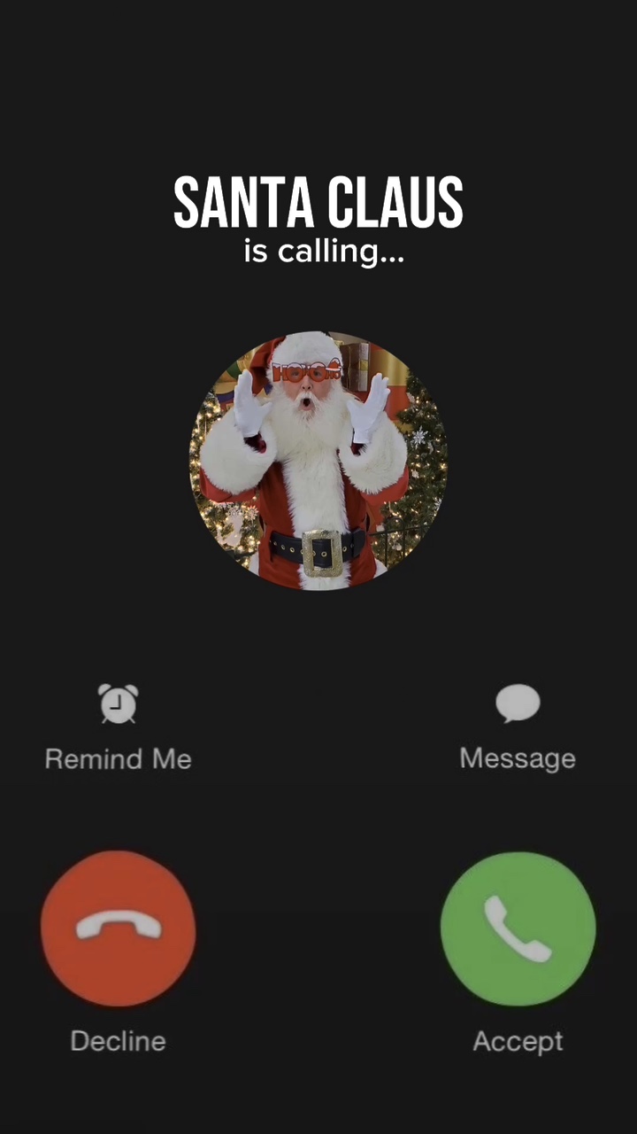 Santa Claus llamando