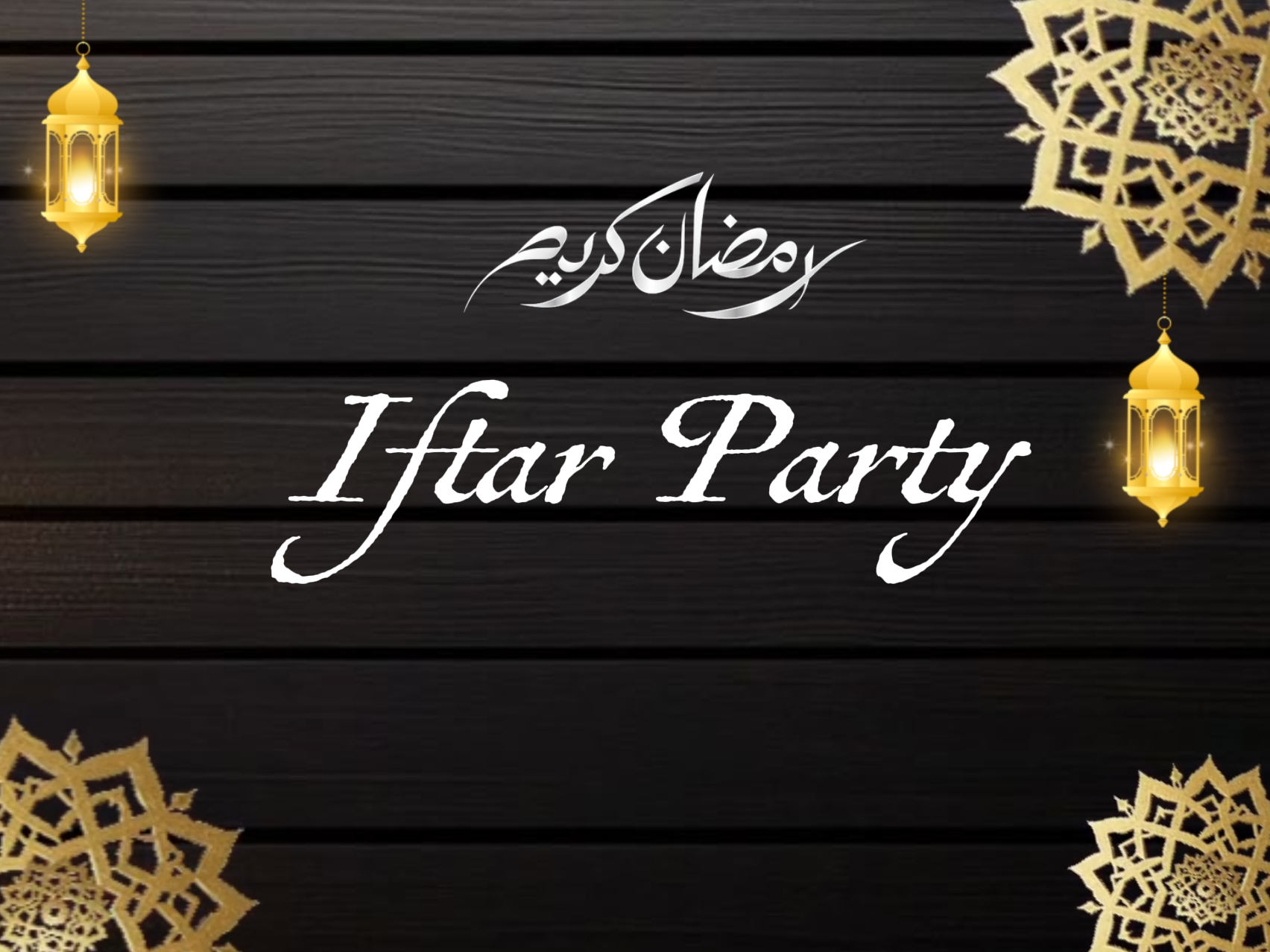 Mutlu iftar partisi 