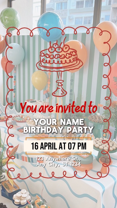 BIRTHDAY INVITATION