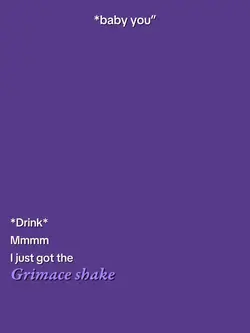 Grimace shake