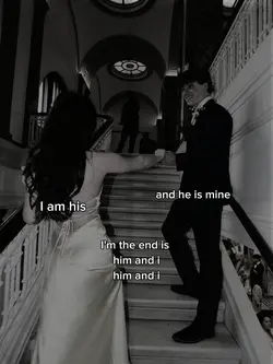 him and I