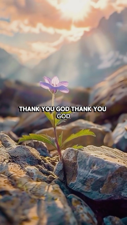 Thank you God