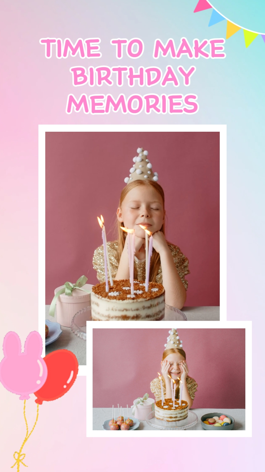 Clothing Product Display Birthday Cute Style