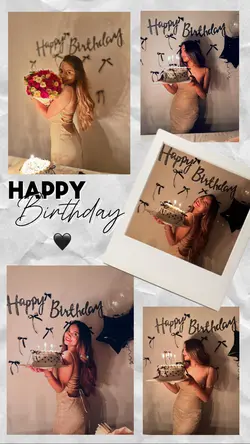 Happy birthday 🤍✨