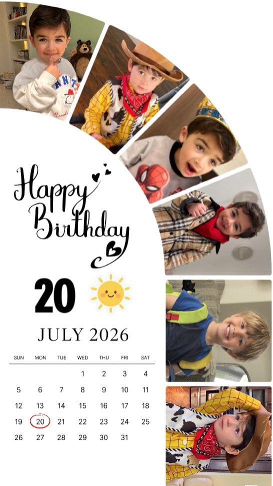 ANNIVERSAIRE FILS 20 JUILLET 