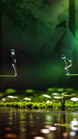 Water Drop Gymnastic