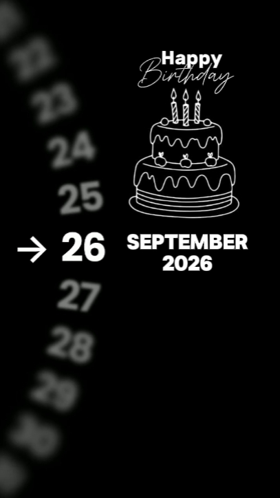 HBD 26 September
