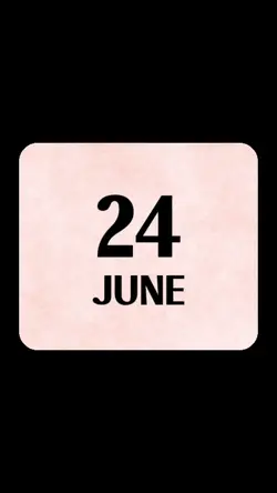 BIRTHDAY 24 JUNE
