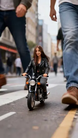 Mini moto rider