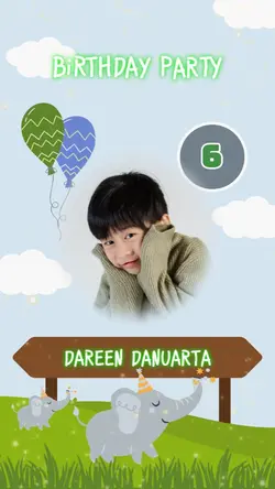 UNDANGAN ULTAH COWOK