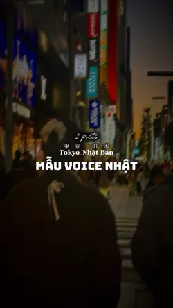 Mẫu voice Nhật