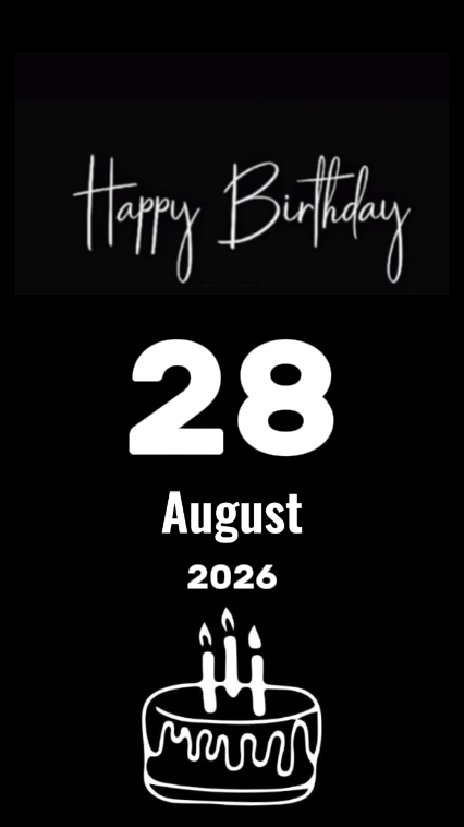 BIRTHDAY MY HUSBAND