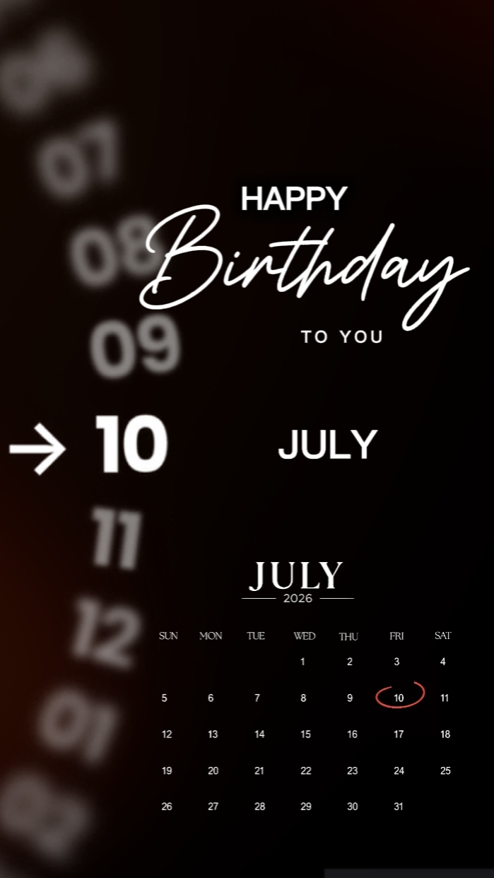 Aniversário 10 de julho