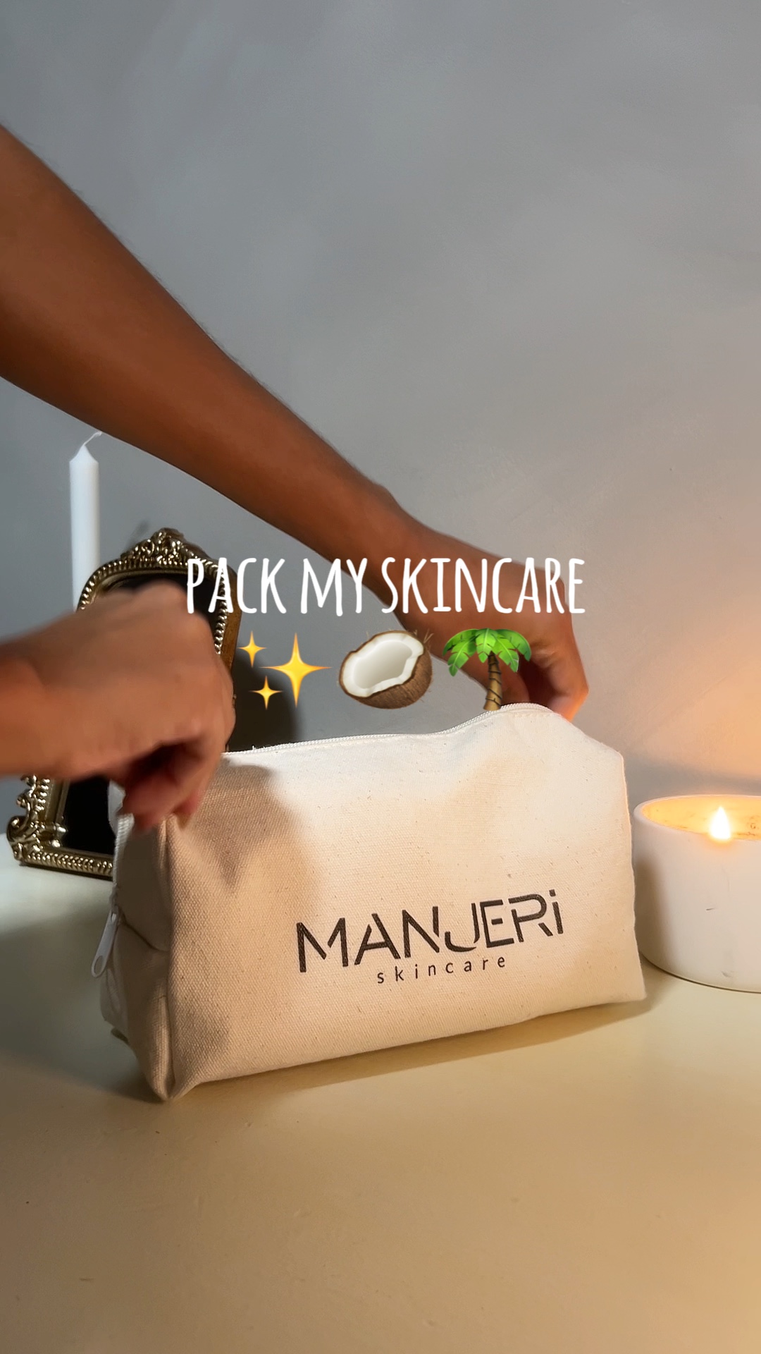 Pack with me Grwm 