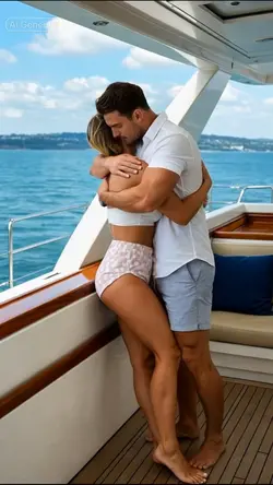 Couple hug 