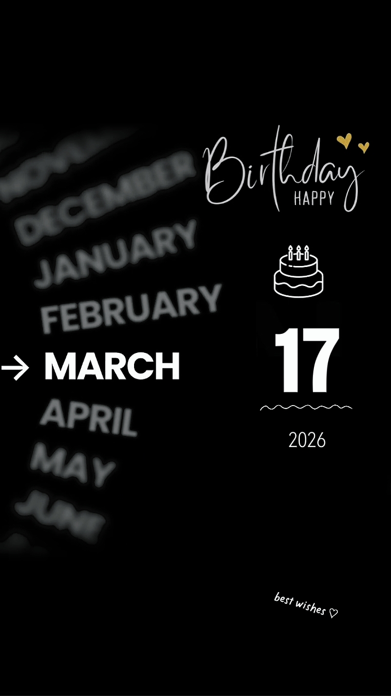 ULANG TAHUN 17 MARET 