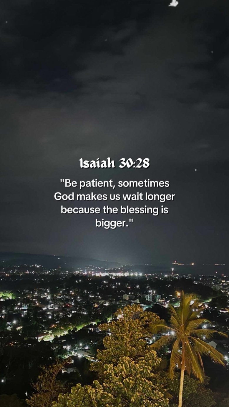 Be patient