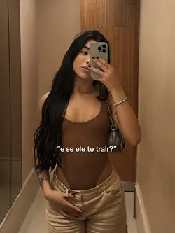 e se ele te trair ??