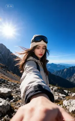 Selfie Di Gunung