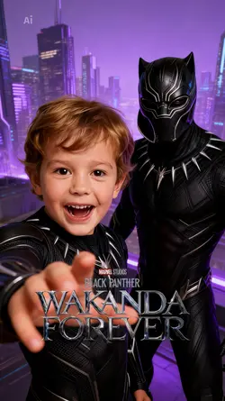 Black Panther selfie