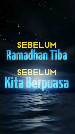 Menuju Ramadhan 