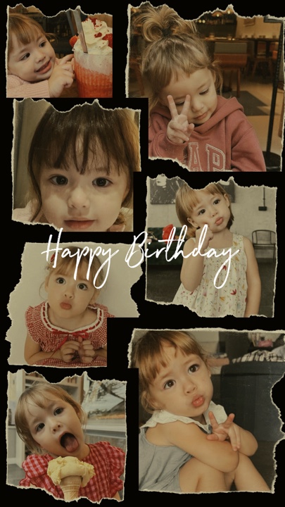 Anniversaire mon bébé