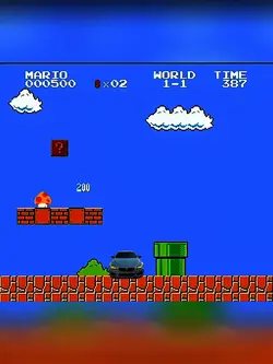 Super mario X cars 