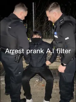 Arrest prank filter