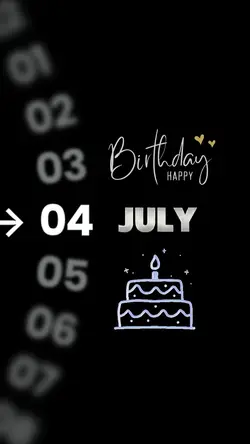BIRTHDAY 04 JULY