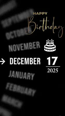 BIRTHDAY 17 DECEMBER