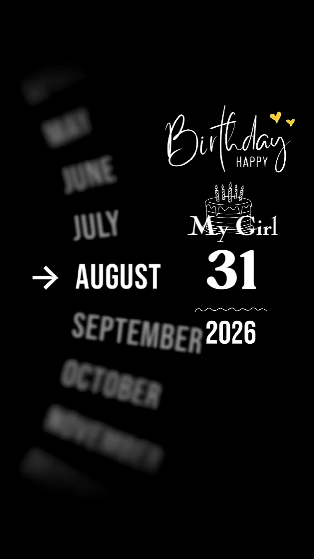 bday daughter 31 aug