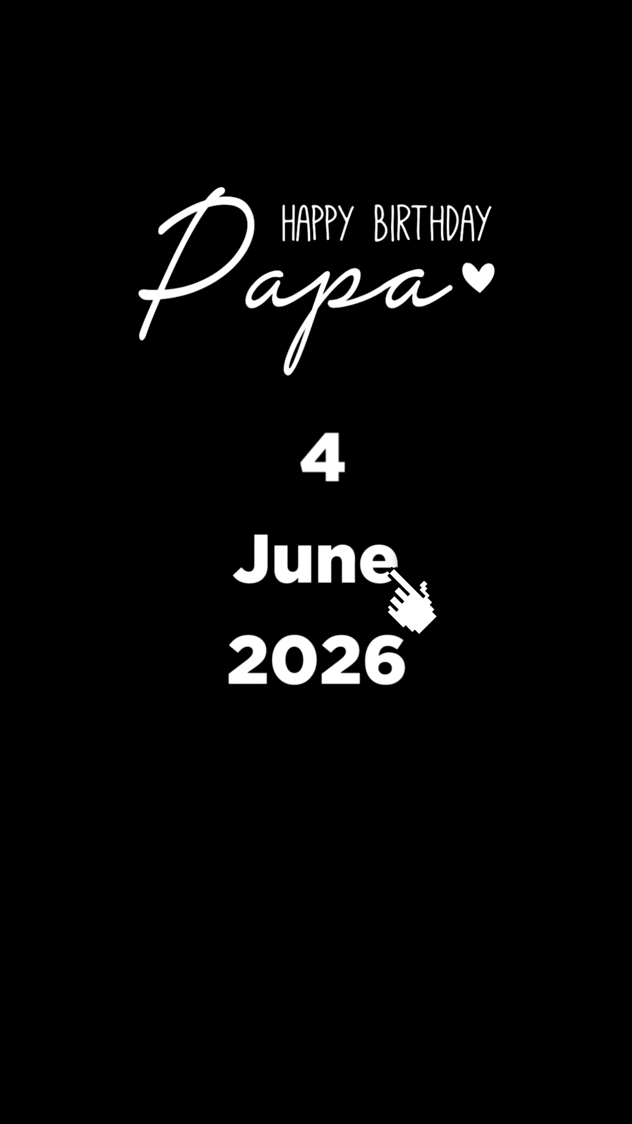 HBD PAPA 4 DE JUNHO
