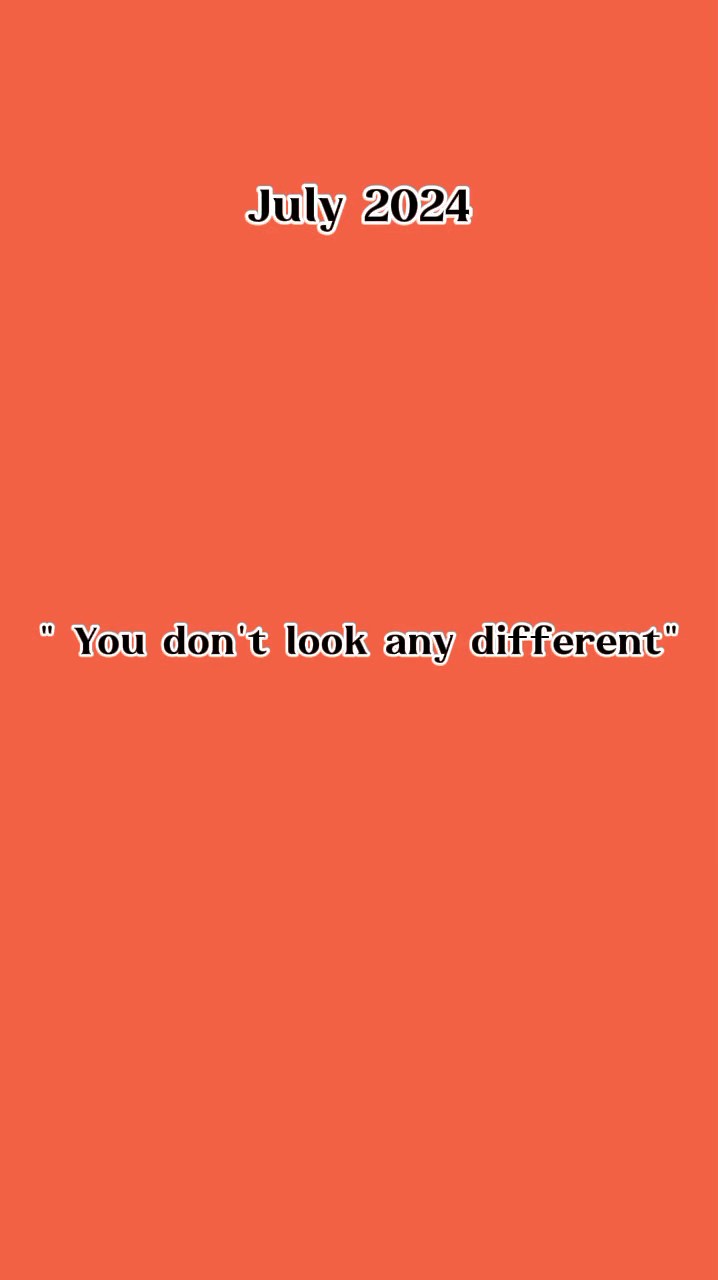 Look different 