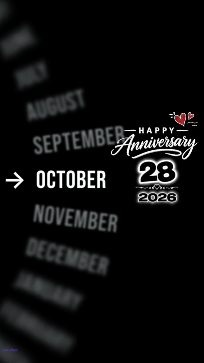 Anniversary 28 Octbr