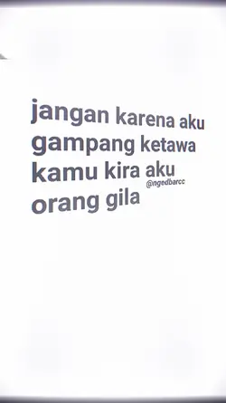 jangan karena aku