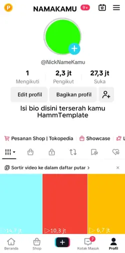 Fake profil tiktok