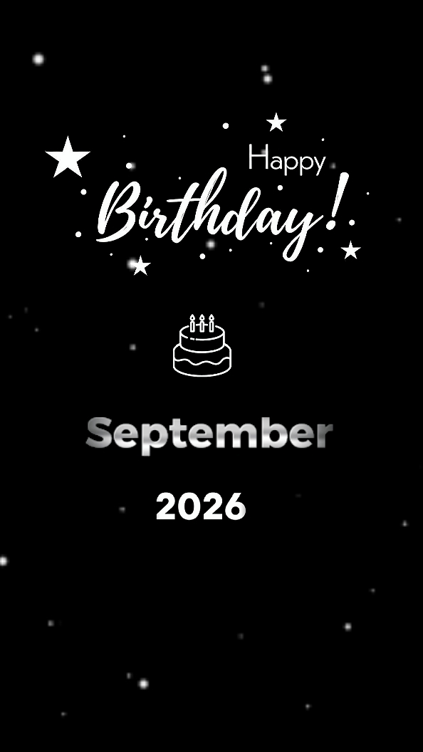 HBD SEPTEMBER 