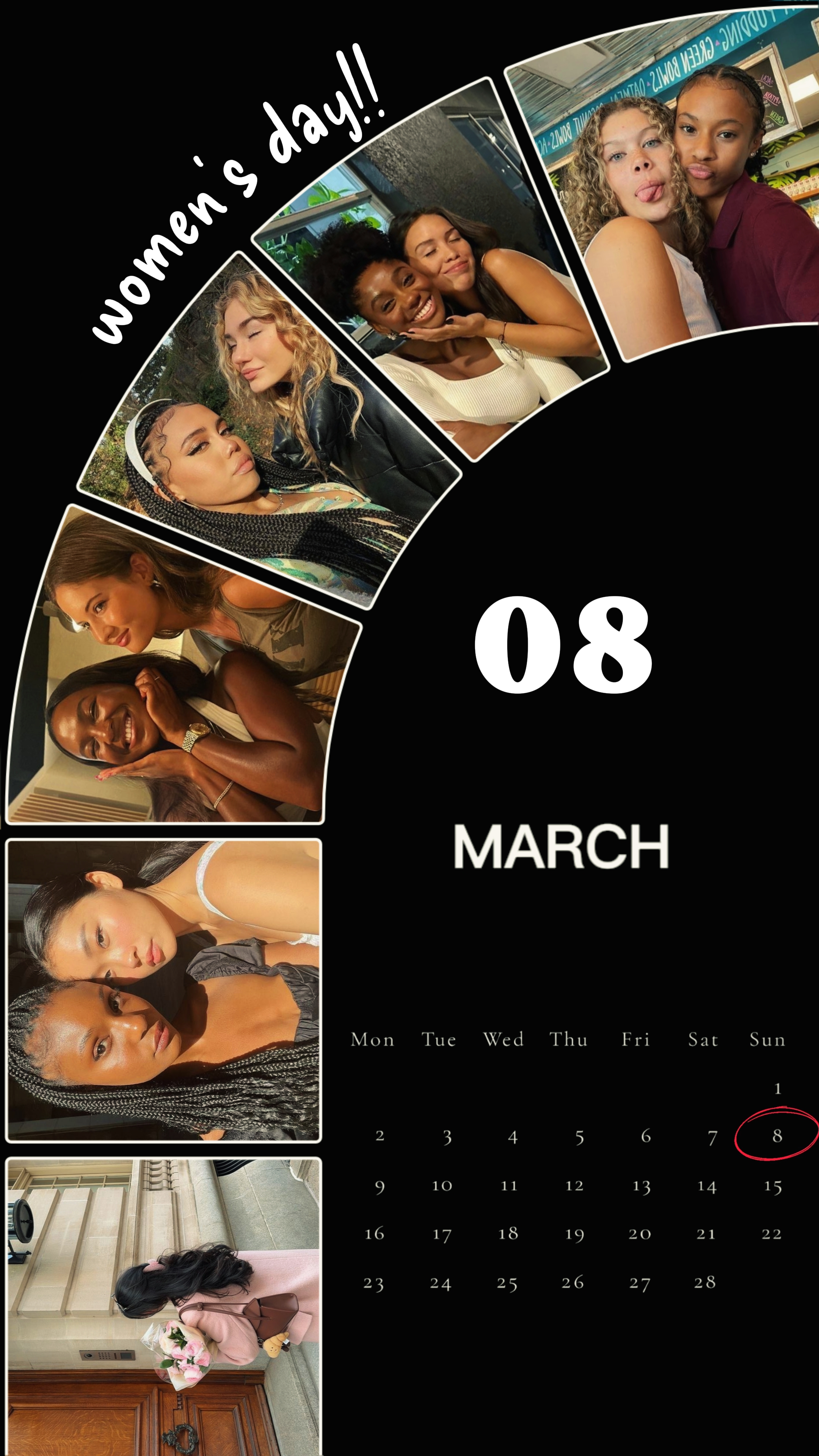 Dia da mulher 8 de março