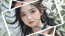 橫向照片的單張範本美學設計