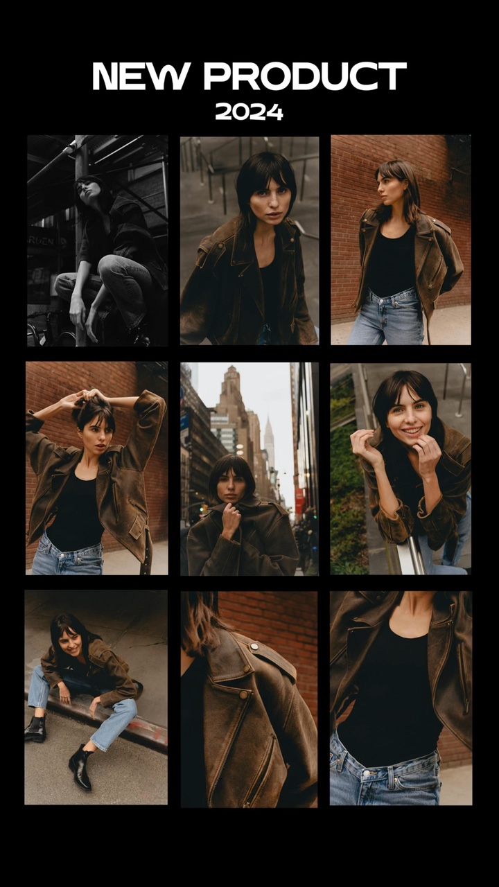 Modèle de style de mode de l'industrie du vêtement