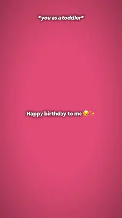 happy birthday to me