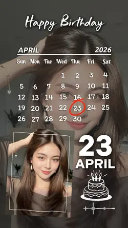 23 APRIL, HBD TO ME