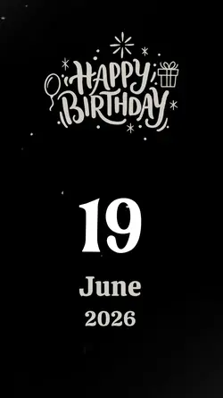 19 JUNE BIRTHDAY