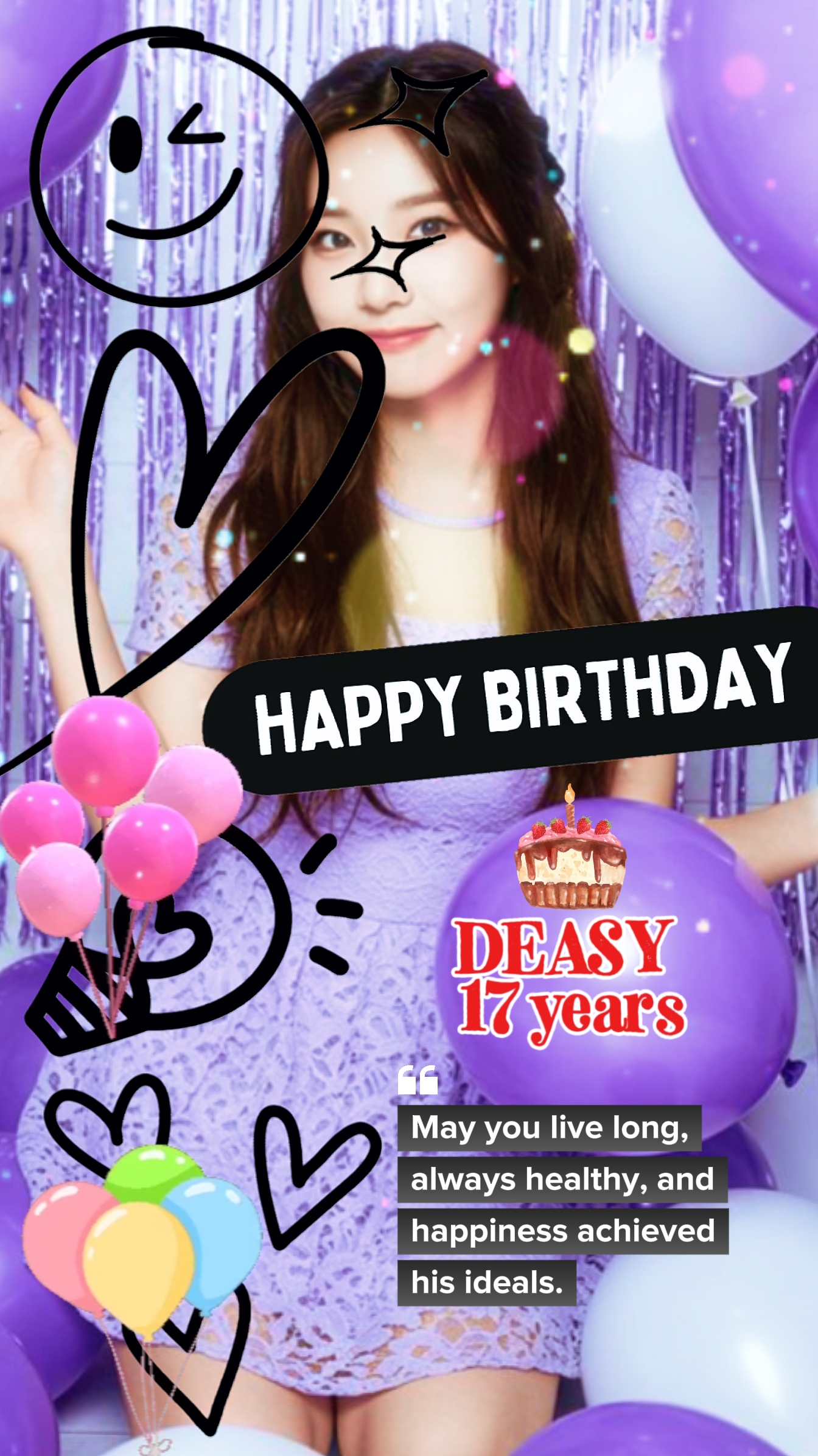 Souhaits d'anniversaire