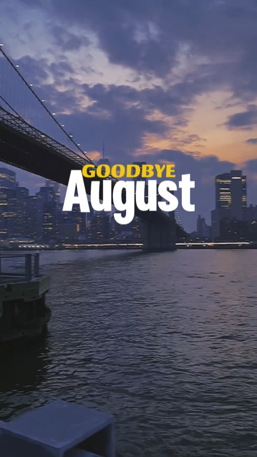 Adiós agosto