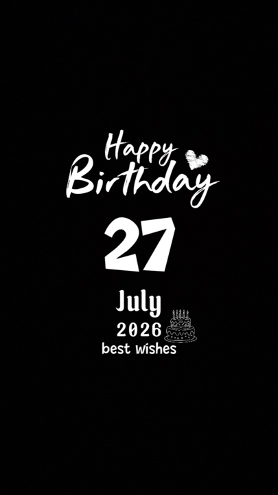 생일 축하해 