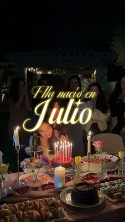 Ella nació julio