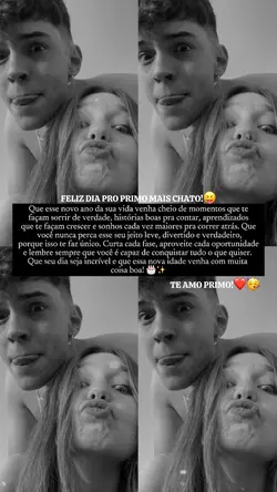 aniversário primo